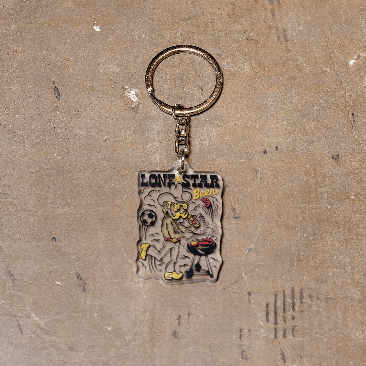 Cowboy Cookout Keychain