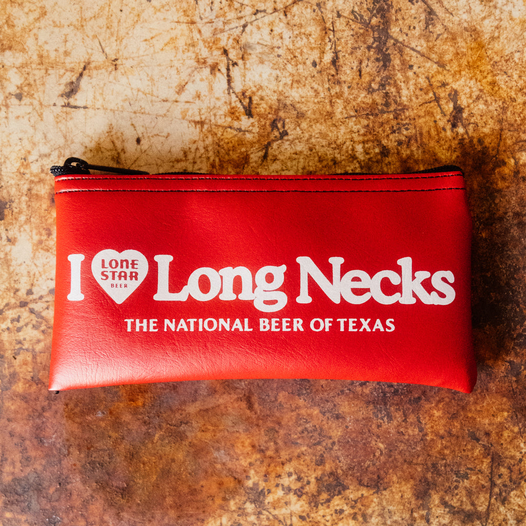 I Love Long Necks Stash Pouch