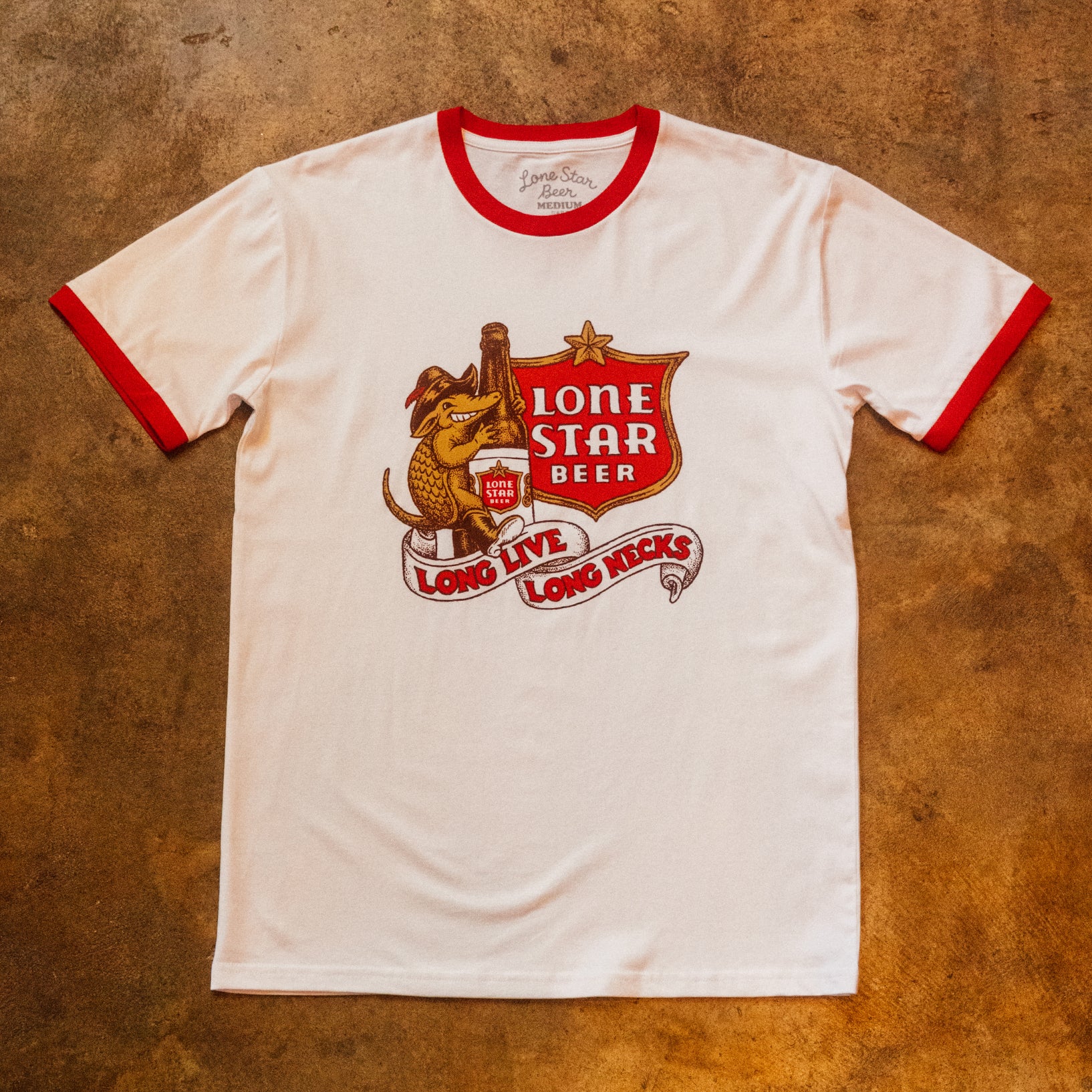 Roadhouse Armadillo Ringer Tee