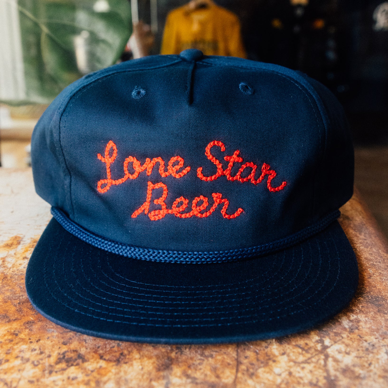 Chainstitch Rope Cap - Red Thread