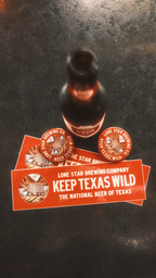 Keep Texas Wild Mini Bumper Sticker