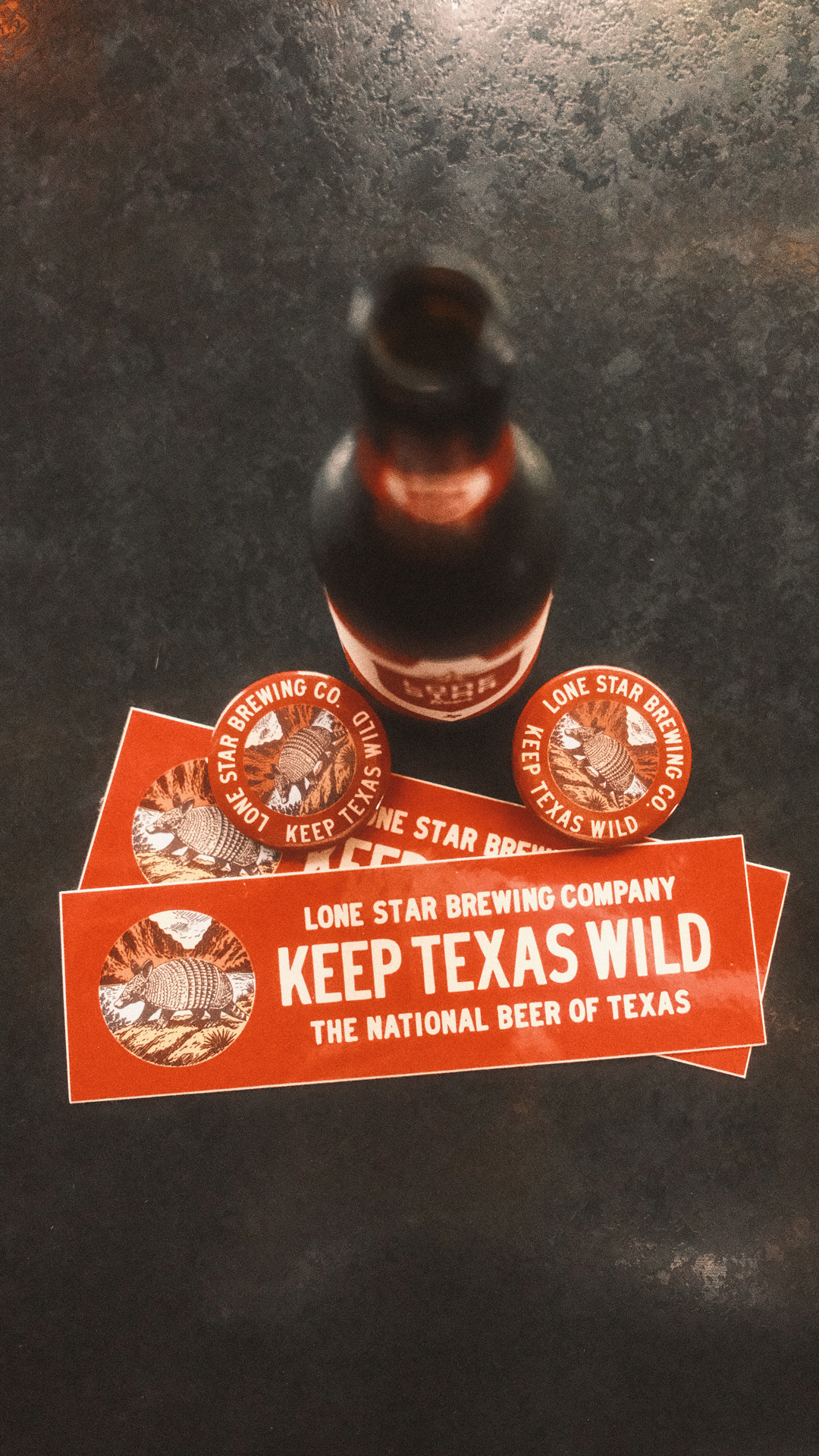 Keep Texas Wild Mini Bumper Sticker